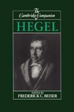 Cambridge Companion to Hegel  9780521387118 Front Cover