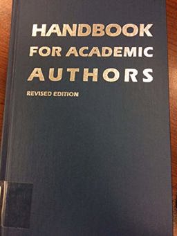 Handbook for Academic Authors Handbook for Academic Authors