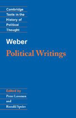Weber Political Writings  9780521397193 Front Cover