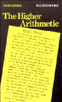 Higher Arithmetic An Introduction to the Theory of Numbers 6th 9780521422277 Front Cover