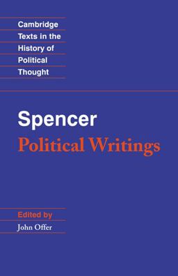 Spencer Political Writings  9780521437400 Front Cover