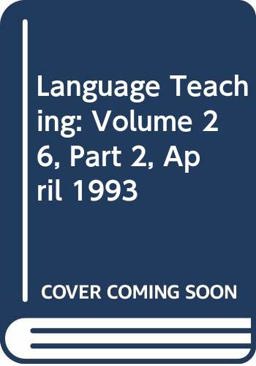 Language Teaching - April 1993