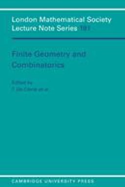Finite Geometries and Combinatorics
