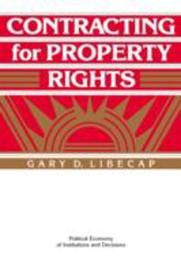 Contracting for Property Rights  9780521449045 Front Cover