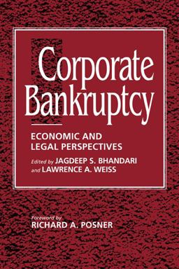 Corporate Bankruptcy Economic and Legal Perspectives  9780521457170 Front Cover