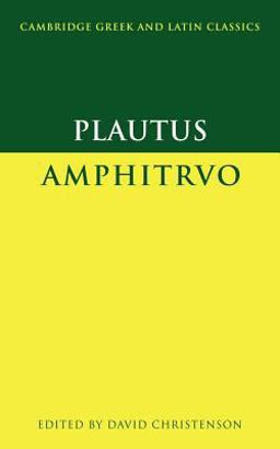 Plautus Amphitruo  9780521459976 Front Cover