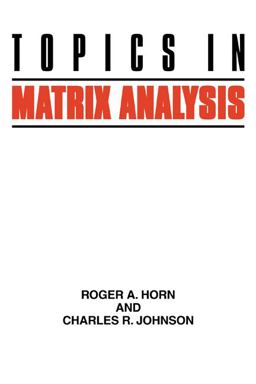 Topics in Matrix Analysis  9780521467131 Front Cover