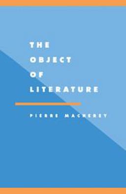 The Object of Literature