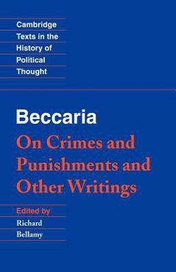 Baccaria 'On Crimes and Punishments' and Other Writings  9780521479820 Front Cover