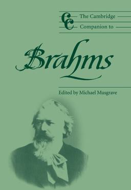 Cambridge Companion to Brahms  9780521485814 Front Cover
