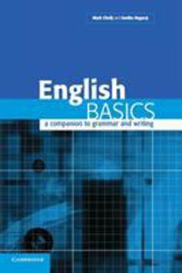 English Basics A Companion to Grammar and Writing  9780521520607 Front Cover
