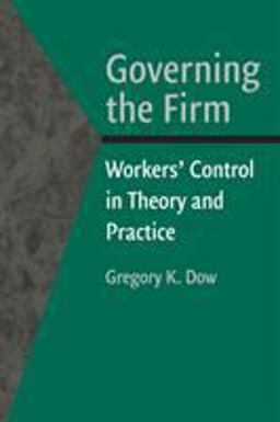 Governing the Firm Workers' Control in Theory and Practice  9780521522212 Front Cover