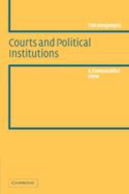 Courts and Political Institutions A Comparative View  9780521533997 Front Cover