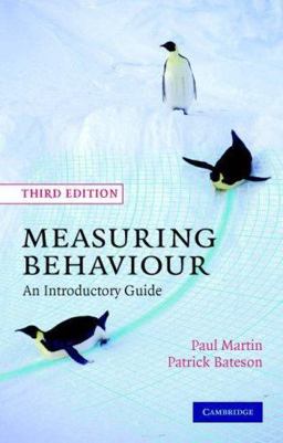 Measuring Behaviour An Introductory Guide 3rd 9780521535632 Front Cover