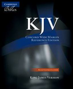 KJV Concord Wide Margin  9780521536981 Front Cover