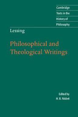 Lessing Philosophical and Theological Writings  9780521538473 Front Cover
