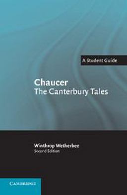 Chaucer The Canterbury Tales 2nd 9780521540100 Front Cover