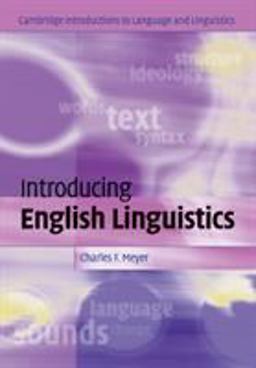 Introducing English Linguistics  9780521541220 Front Cover