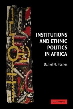 Institutions and Ethnic Politics in Africa  9780521541794 Front Cover