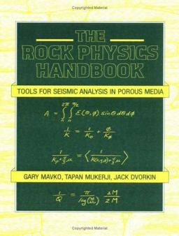 Rock Physics Handbook Tools for Seismic Analysis of Porous Media  9780521543446 Front Cover