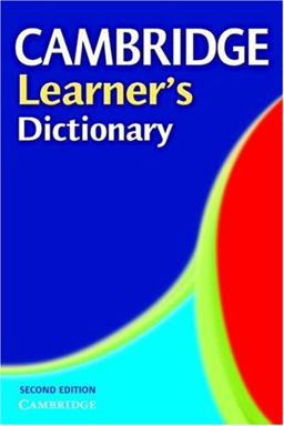 Cambridge Learner's Dictionary 2nd 9780521543804 Front Cover
