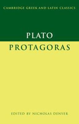Plato: Protagoras  9780521549691 Front Cover