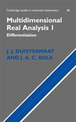 Multidimensional Real Analysis I