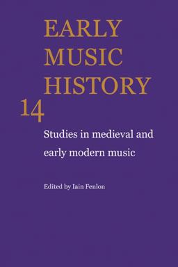 Studies in Medieval and Early Modern Music
