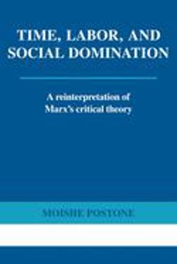 Time, Labor, and Social Domination A Reinterpretation of Marx's Critical Theory  9780521565400 Front Cover