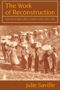 Work of Reconstruction From Slave to Wage Laborer in South Carolina 1860-1870  9780521566254 Front Cover