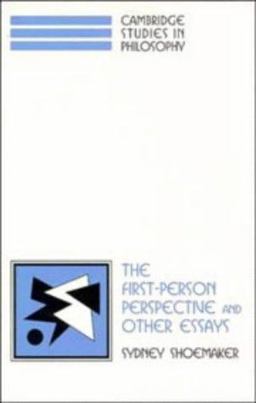 The First-Person Perspective and Other Essays
