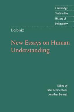 Leibniz New Essays on Human Understanding 2nd 9780521576604 Front Cover