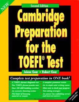 Cambridge Preparation for the TOEFL Test Pack 2nd 9780521577694 Front Cover