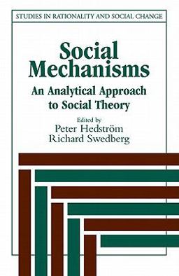 Social Mechanisms An Analytical Approach to Social Theory  9780521596879 Front Cover