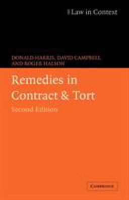 Remedies in Contract and Tort