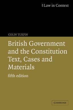British Government and the Constitution