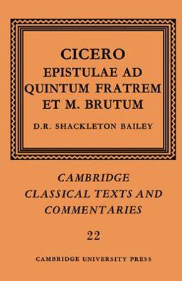 Epistulae Ad Quintum Fratrem et M. Brutum