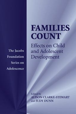 Families Count Effects on Child and Adolescent Development  9780521612296 Front Cover