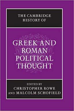 Cambridge History of Greek and Roman Political Thought  9780521616690 Front Cover