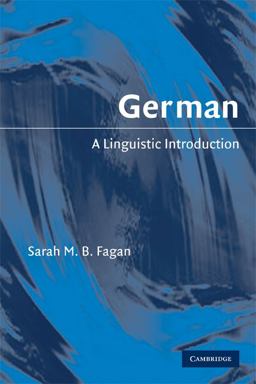 German A Linguistic Introduction  9780521618038 Front Cover