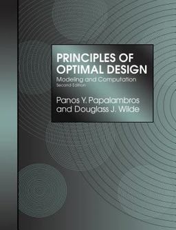 Principles of Optimal Design Modeling and Computation 2nd 9780521627276 Front Cover
