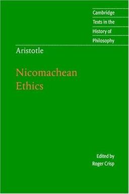 Aristotle Nicomachean Ethics  9780521635462 Front Cover