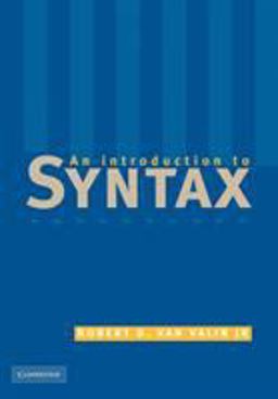 Introduction to Syntax  9780521635660 Front Cover
