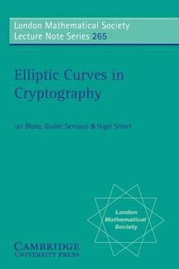 Elliptic Curves in Cryptography  9780521653749 Front Cover
