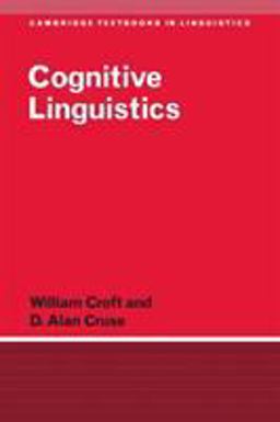 Cognitive Linguistics  9780521667708 Front Cover