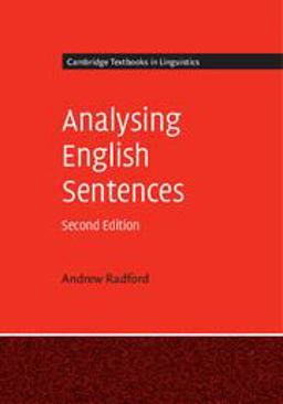 Analysing English Sentences 2nd 9780521669702 Front Cover