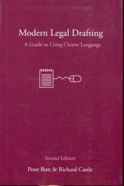 Modern Legal Drafting A Guide to Using Clearer Language 2nd 9780521674522 Front Cover