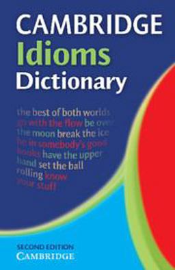 Cambridge Idioms Dictionary 2nd 9780521677691 Front Cover