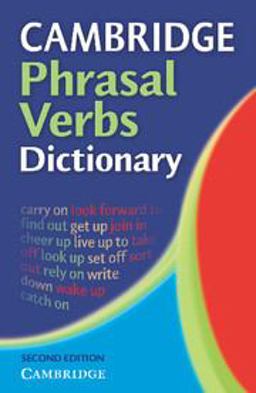 Cambridge Phrasal Verbs Dictionary 2nd 9780521677707 Front Cover