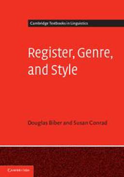 Register, Genre, and Style  9780521677899 Front Cover